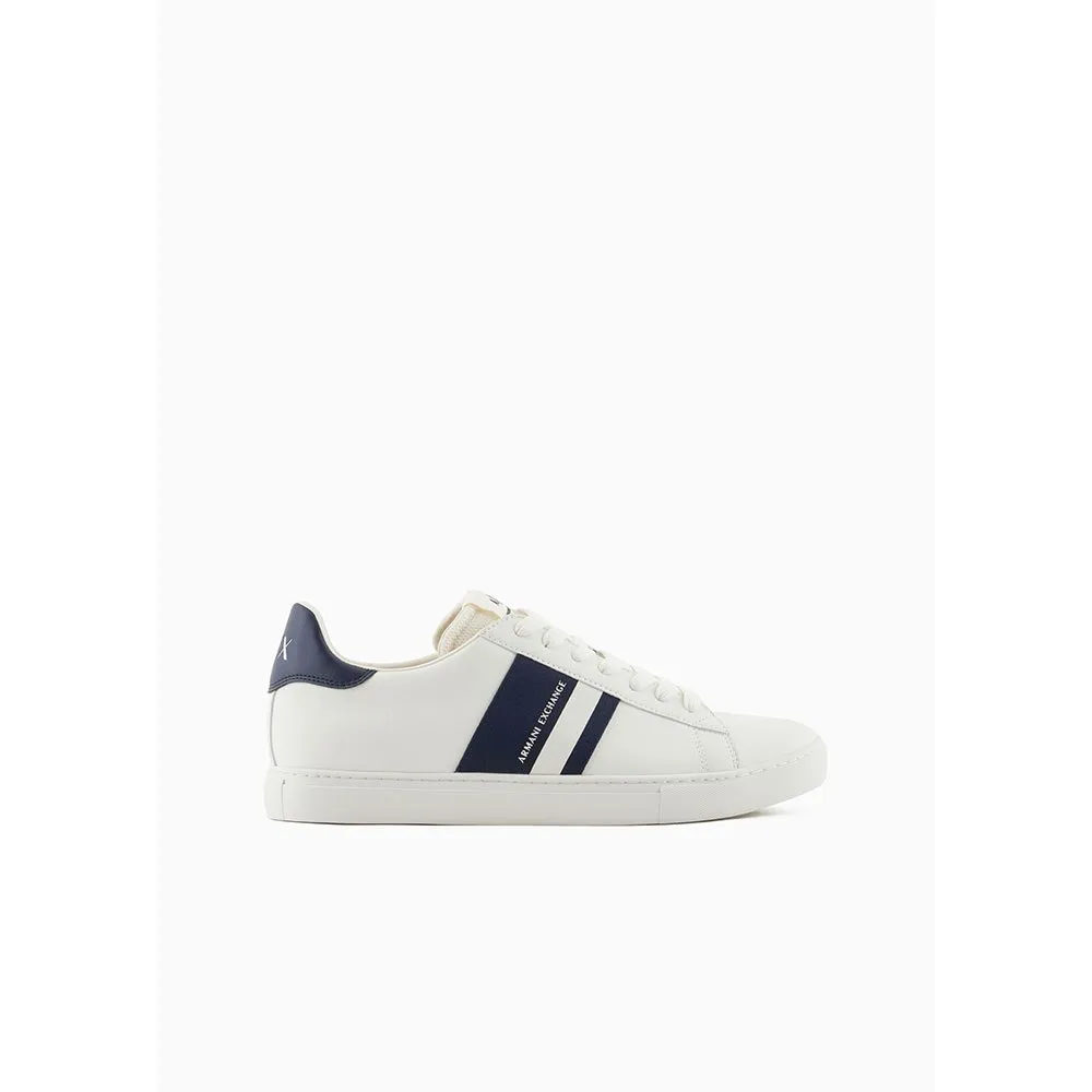 Armani Exchange — Zapatillas Retro Court Leather Milano