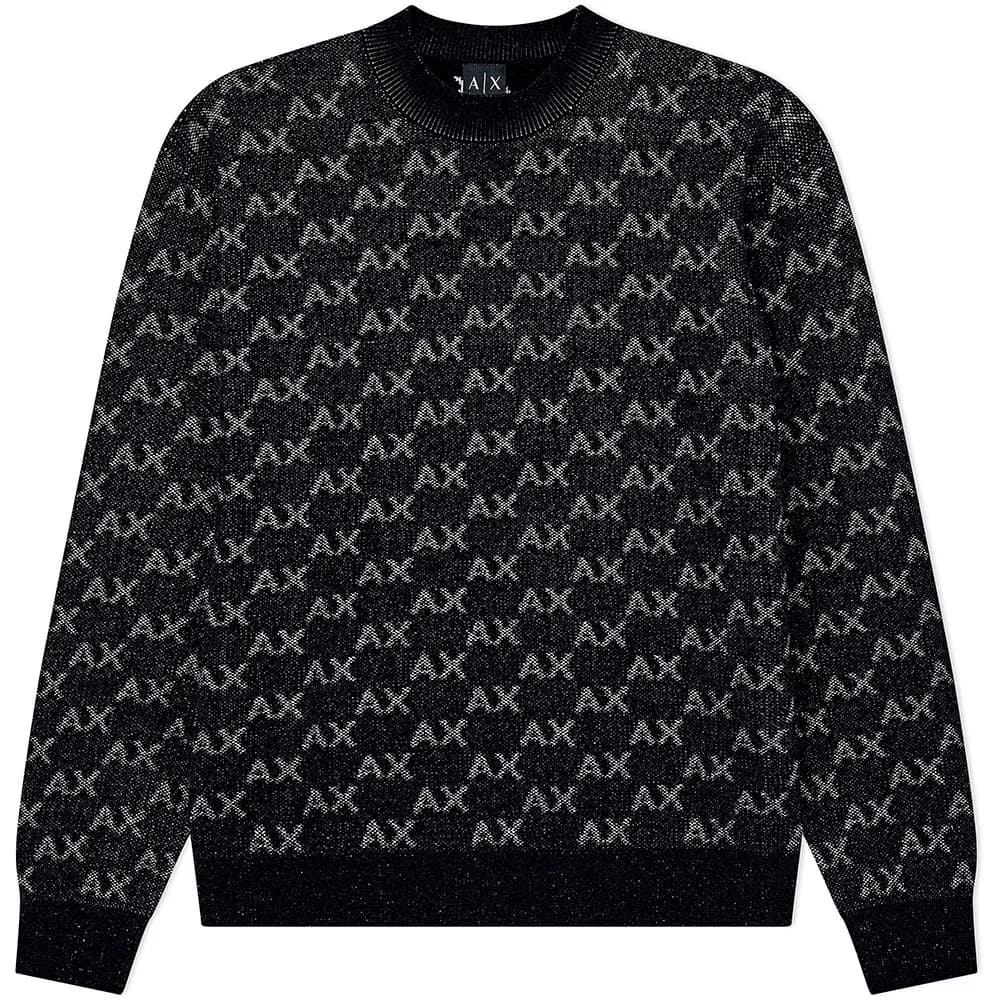 Armani Exchange — Jersey de Punto Fino Pima Cotton Milano