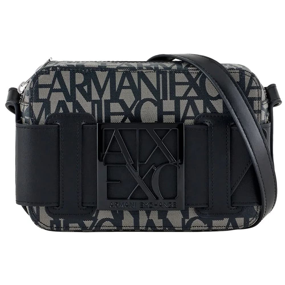 Armani Exchange — Bolso Bandolera Crossbody Logo Monograma